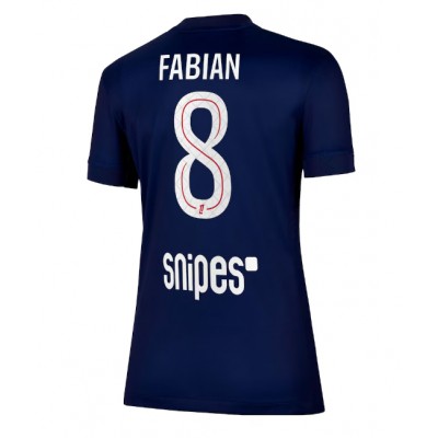 Ženski Nogometni dresi Paris Saint-Germain Fabian Ruiz #8 Domači 2025-26 Kratek Rokav Ženski Nogometni dresi Paris Saint-Germain Fabian Ruiz #8 Domači 2025-26 Kratek Rokav